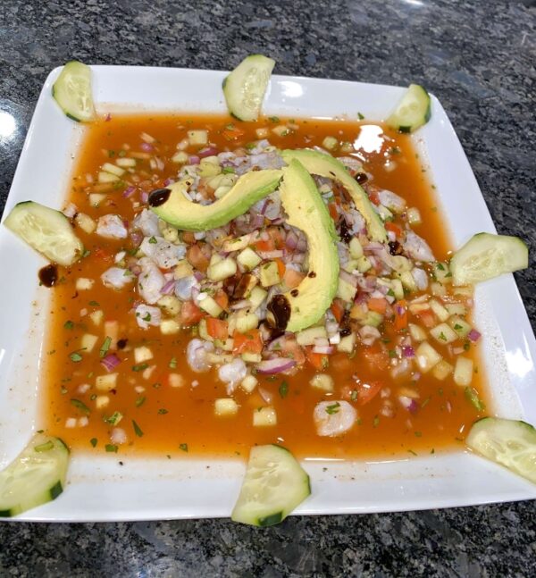 Ceviche De Camaron Curtido