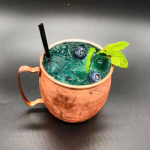 Blue Moscow Mule