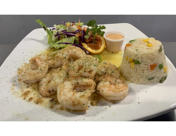Camarones Al Mojo De Ajo