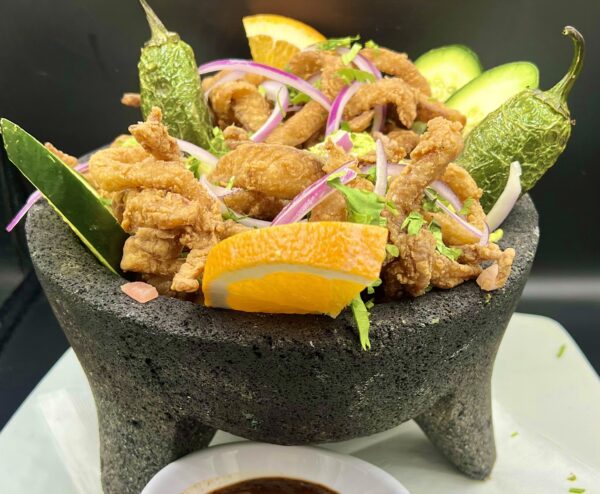 Molcajete Chicharron De Pescado